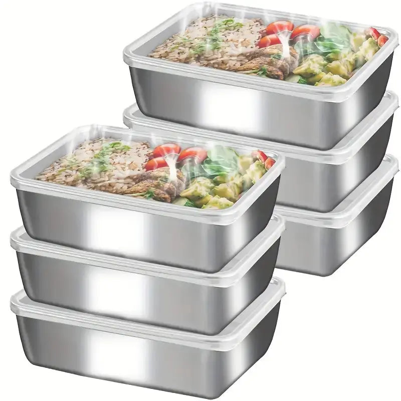12pcs/6pcs Clear Food Service Delivery Boxes With Lids